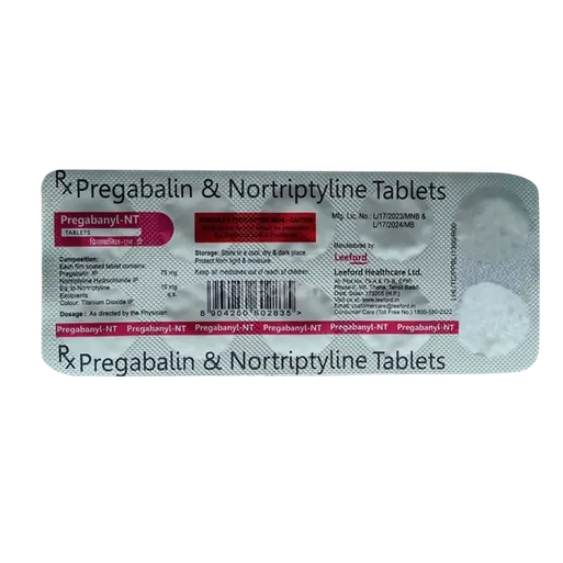 pregabanyl nt tablet 10's